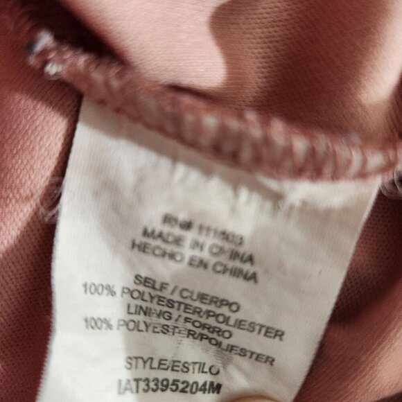 Meraki Womens Large Off-Shoulder Lace Blouse Bell Sleeves Mauve Crop top - Picture 6 of 15